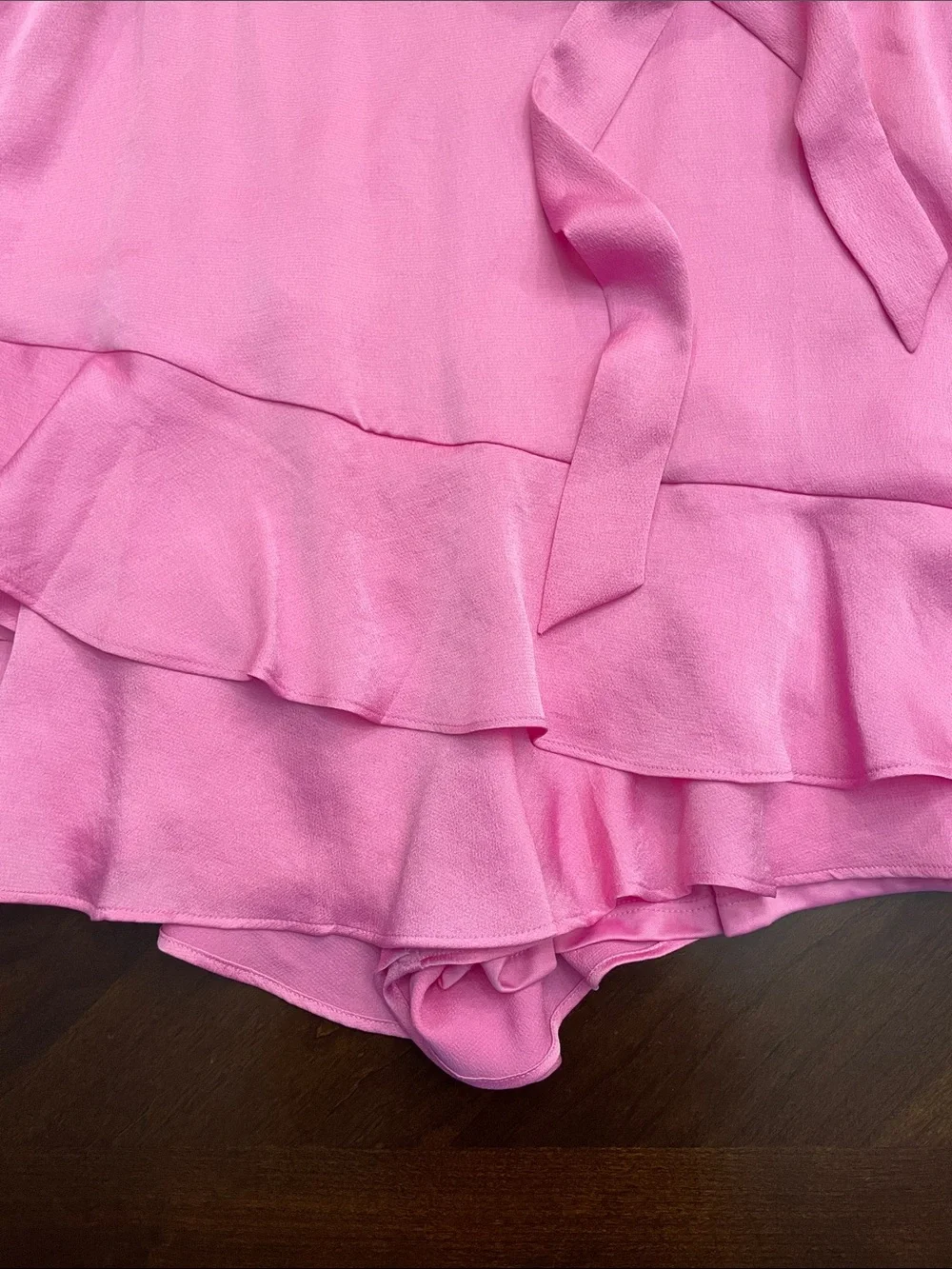 Express Pink Ruffle Romper - Picture 9 of 16